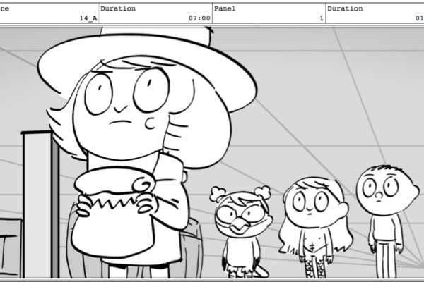 How about a Costume Quest storyboard drawing by Char? Well, here you go. #COQU115
