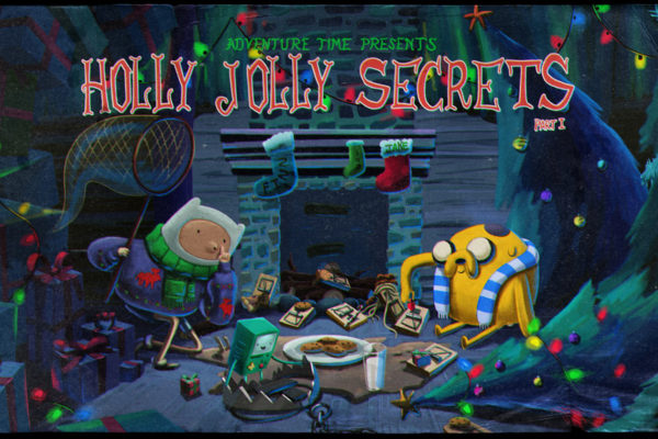 adventuretime: BMO sets a bear trap for Santa? Title card design by Andy Ristaino,…