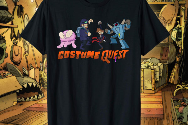 We’ve got official Costume Quest merchandise!, kicking off with a T-shirt that’s the most…