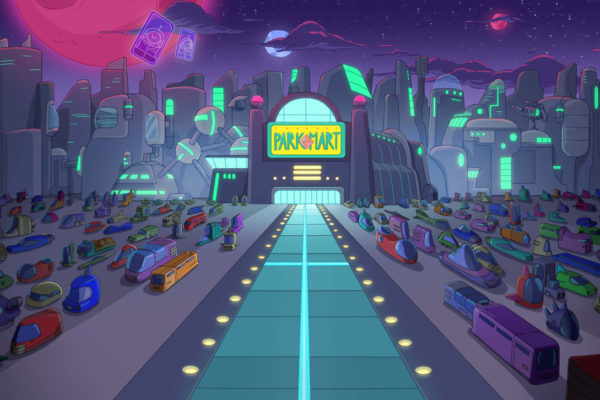 The Park ‘n’ Mart, from one of the new Bravest Warriors episodes in the works