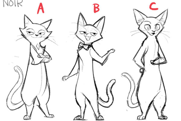 Presenting, from Gurihiru, a few character sketches of Noir, one of the lead cats in…