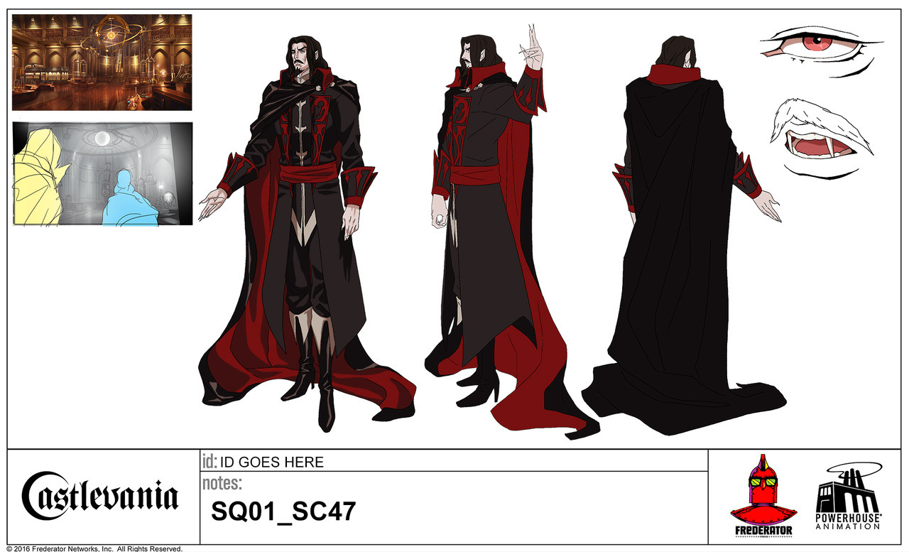 Dracula Model SheetLet's hear it for Castlevania Season One character  designers Sam Deats, Sylvain… - Frederator Studios