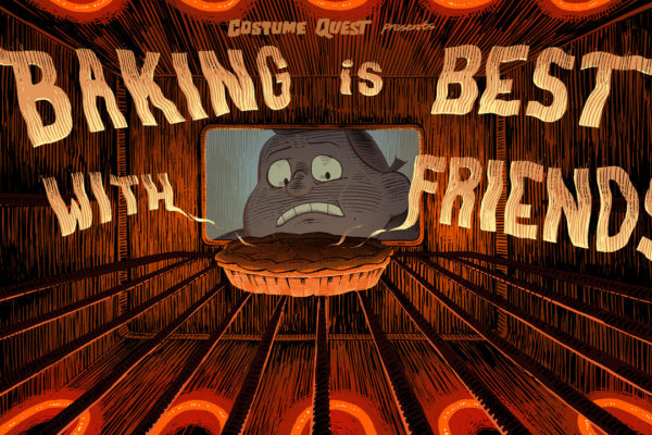 “Baking Is Best with Friends”Episode COQU109 of Costume Quest, based on the game from…