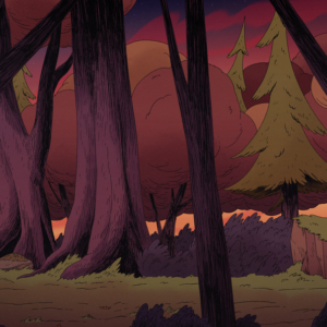 Another stunning background from the new Costume Quest episodes dropping this Friday